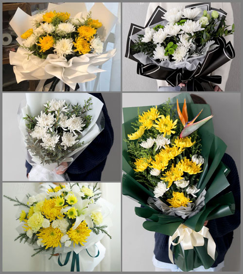 贵州毕节市织金县白泥镇先锋村白事花束代送